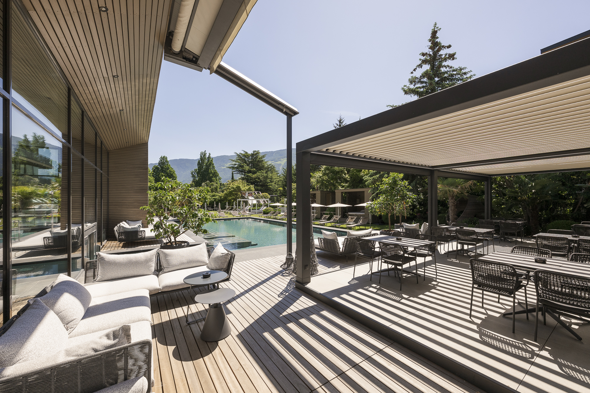 Mountainbikehotel: Sonnenterrasse am Koi-Teich - Feldhof DolceVita Resort