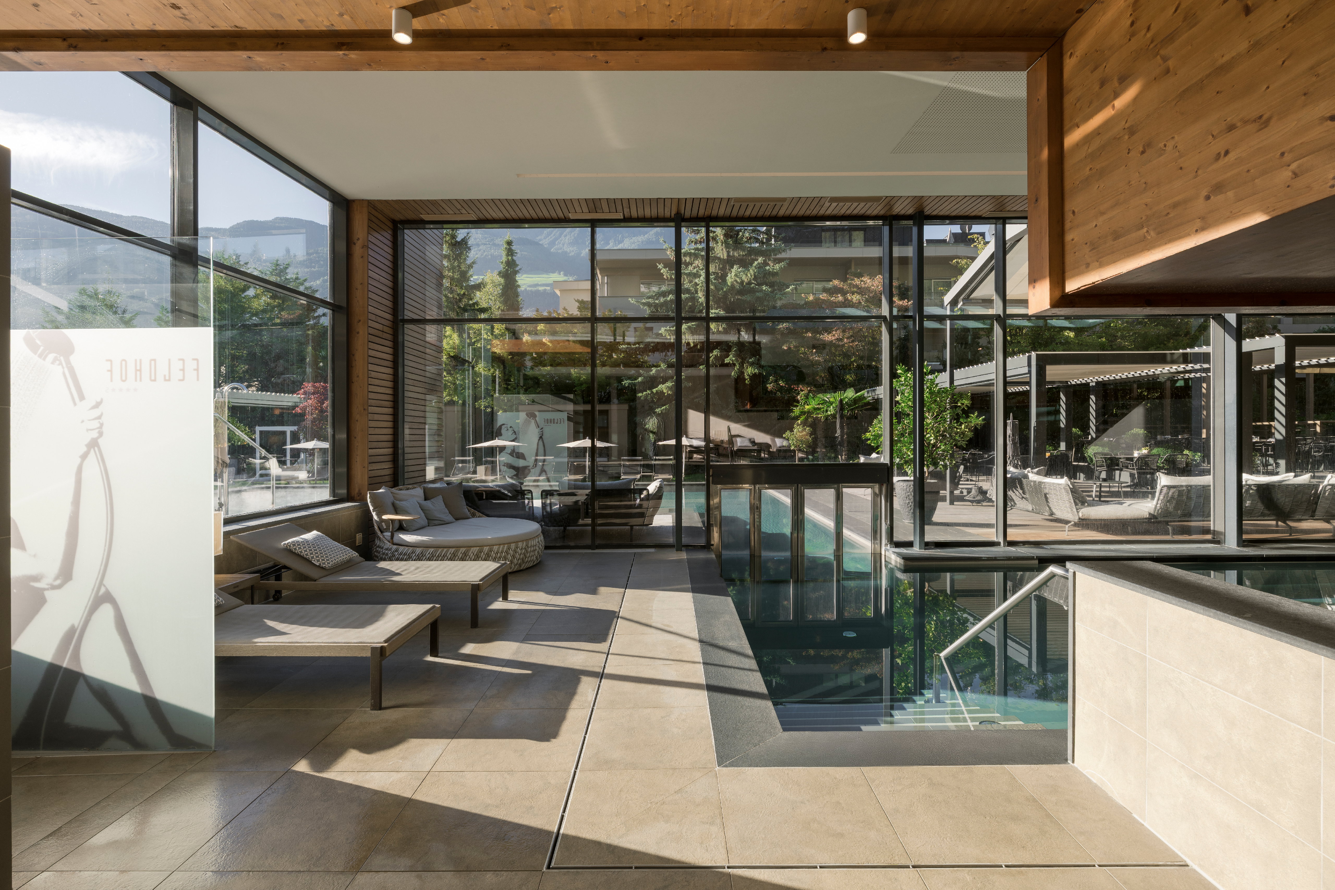 Mountainbike Urlaub - Hunde: erlaubt - Meran - Hallenbad - Feldhof DolceVita Resort