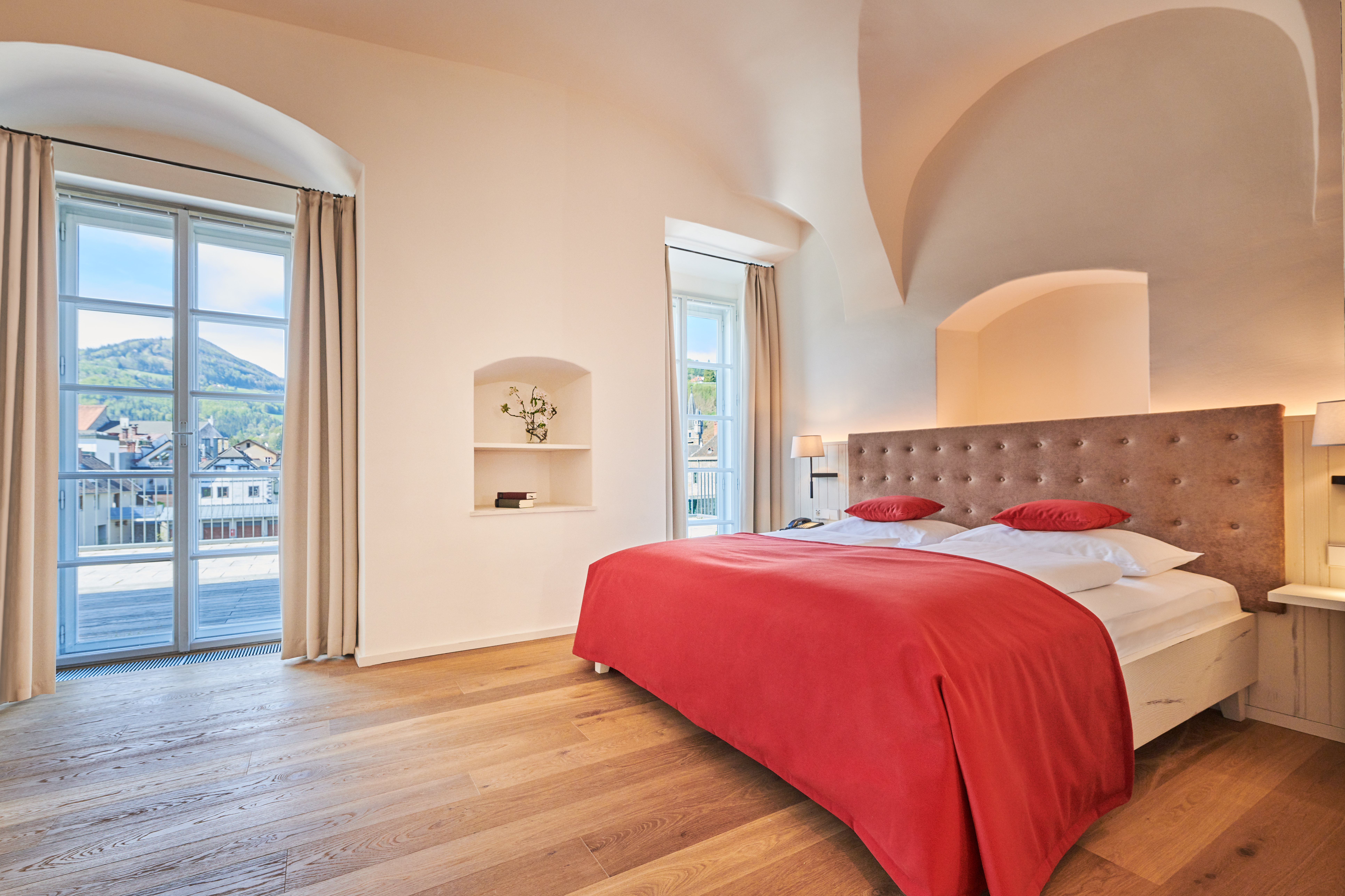 Mountainbikehotel: Schlosszimmer mit Ybbsblick - Das Schloss an der Eisenstrasse