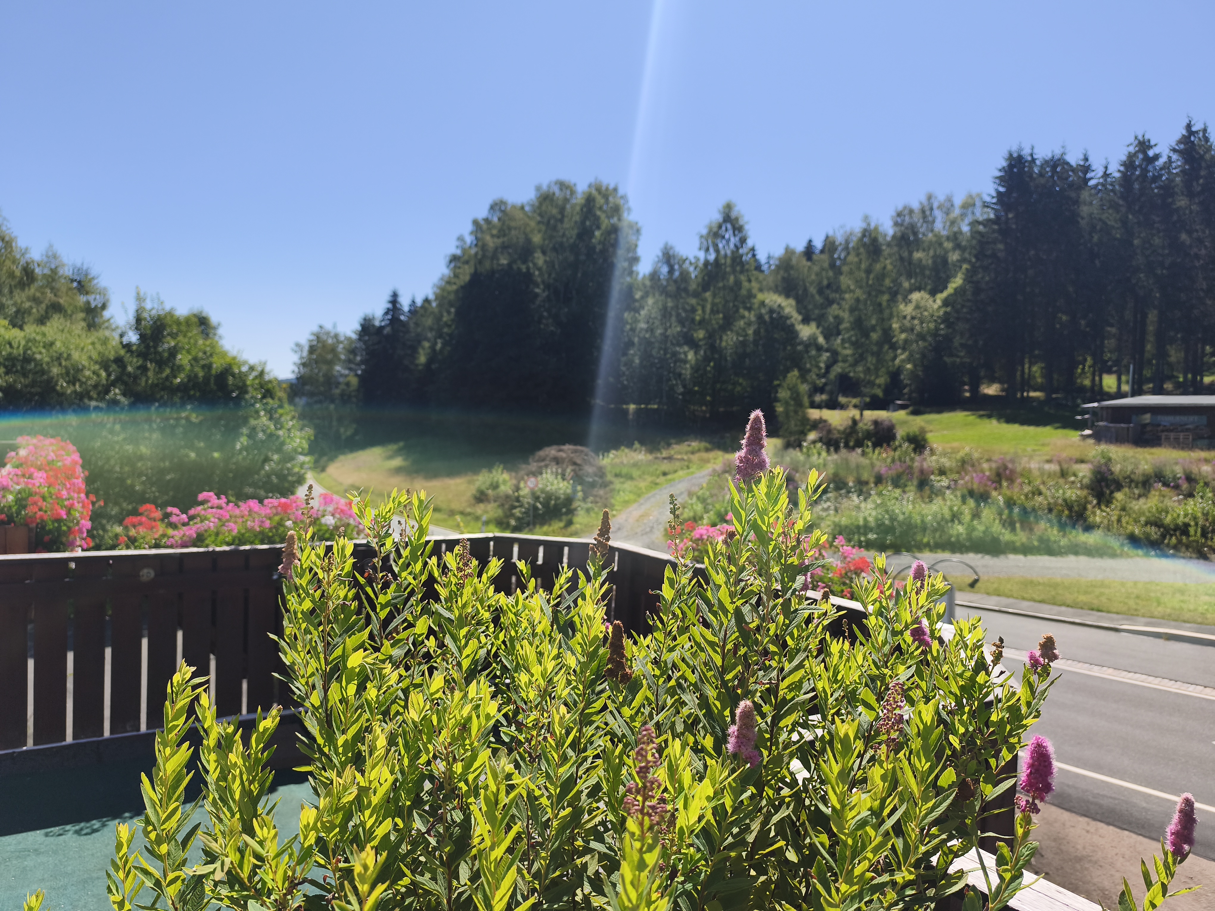 Mountainbike Urlaub - Hotel-Schwerpunkt: Mountainbike & Familie - Balkon - Ferienhotel Zwotatal