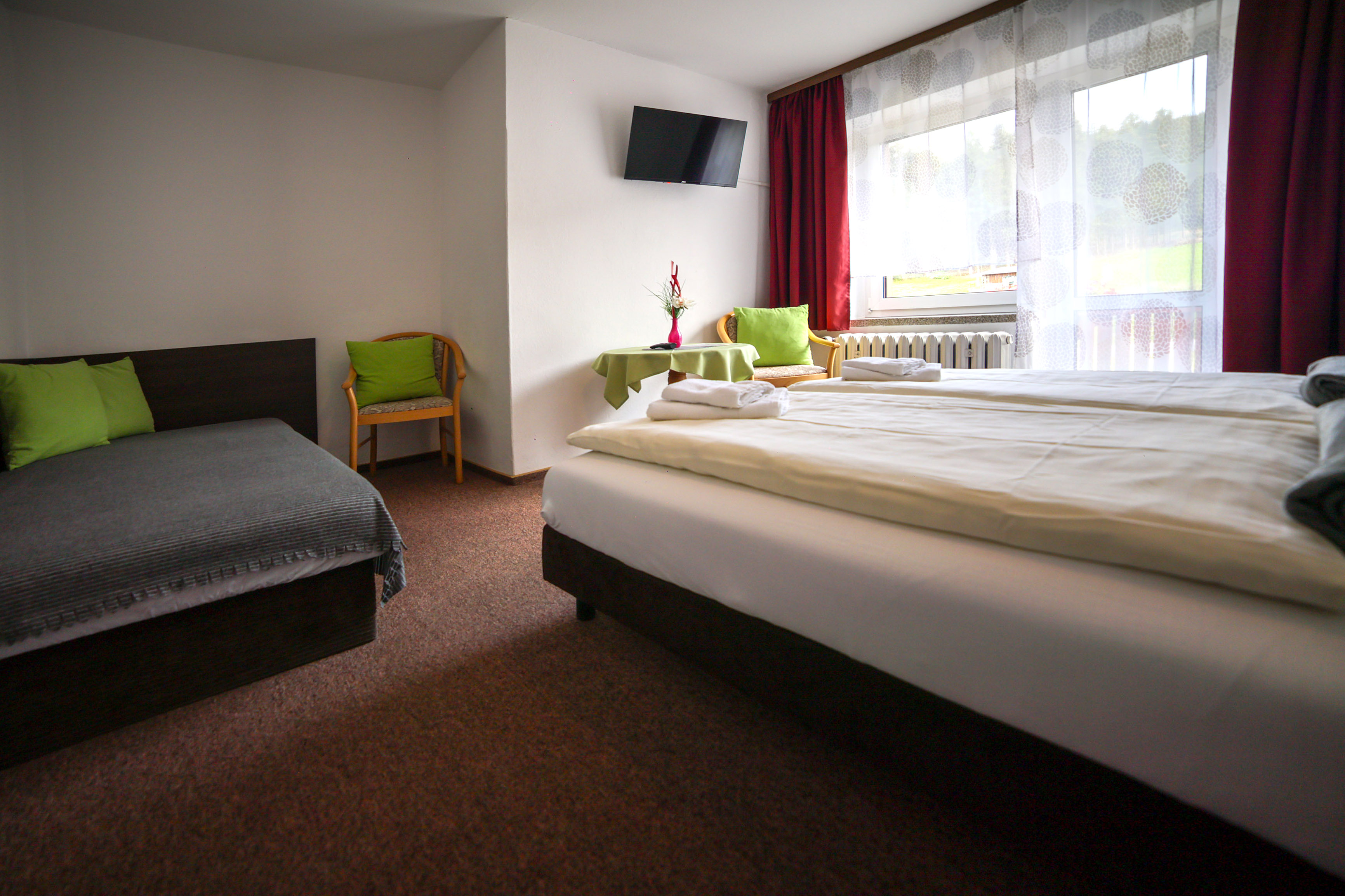 Mountainbikehotel: Zimmer - Ferienhotel Zwotatal