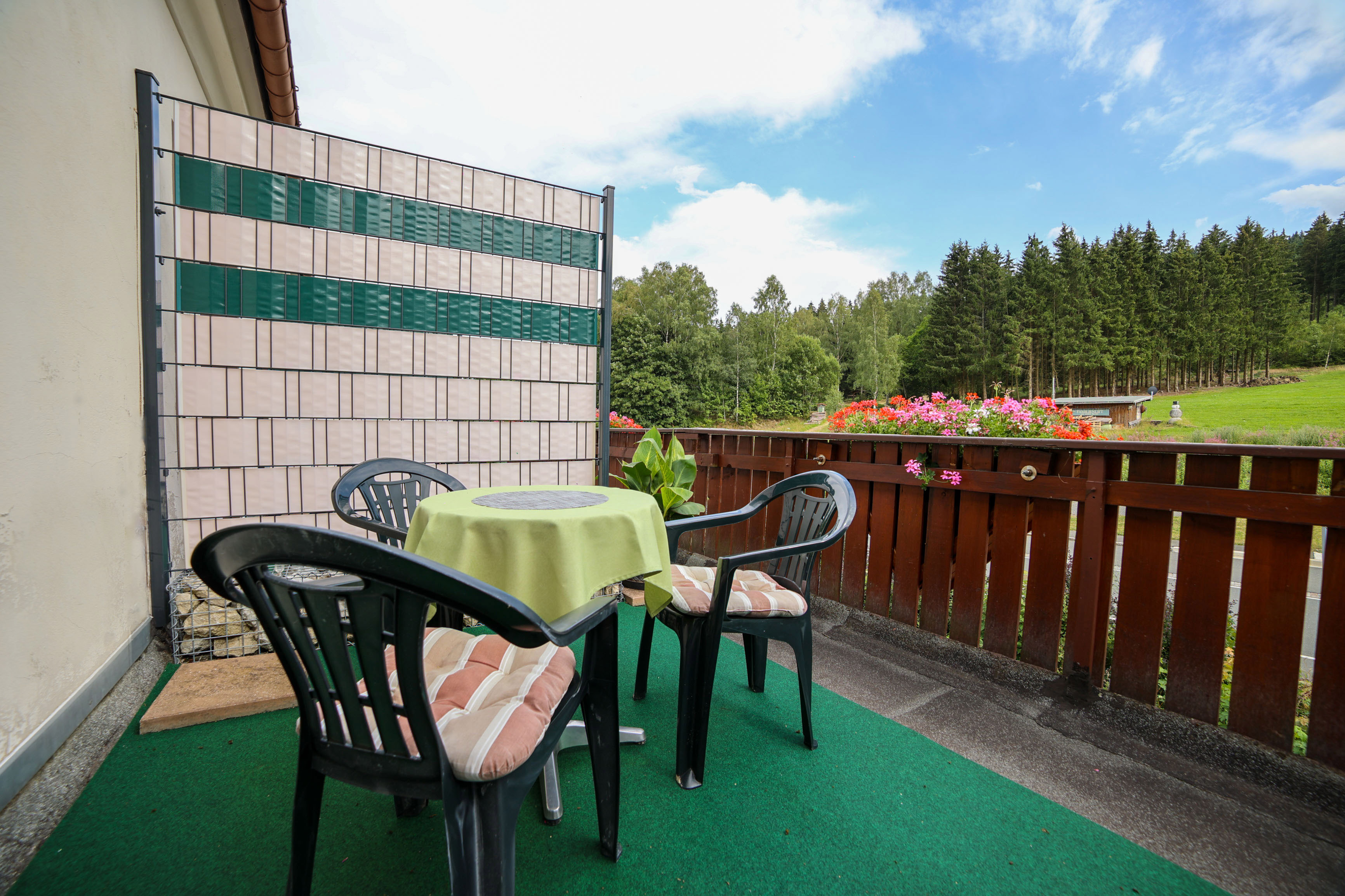 Mountainbikehotel: Balkon - Ferienhotel Zwotatal