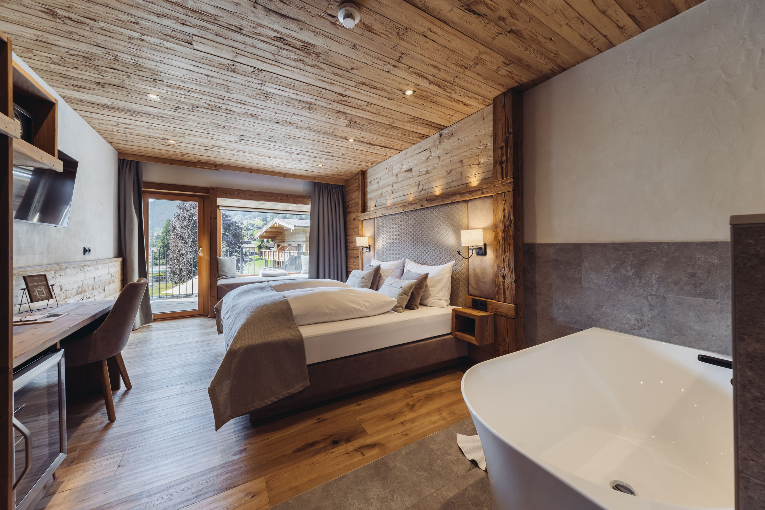 Genusshotel Vermala Montafon Zimmerkategorien Doppelzimmer Heimatblick