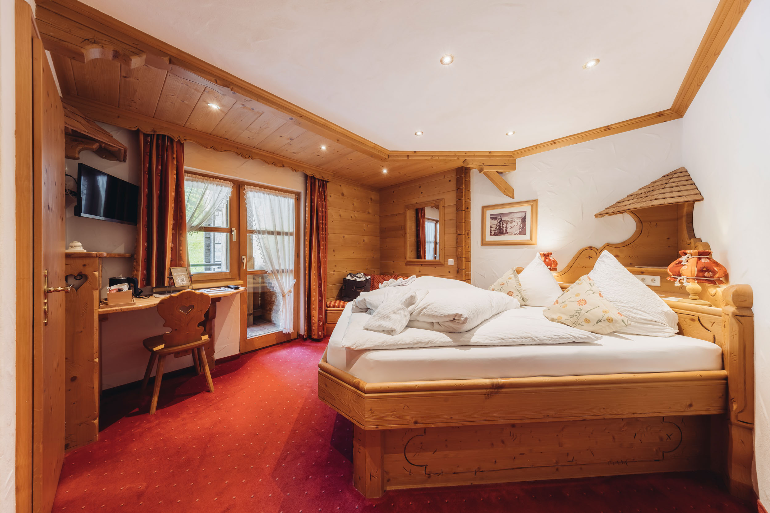 Genusshotel Vermala Montafon Zimmerkategorien Doppelzimmer Heimatliebe