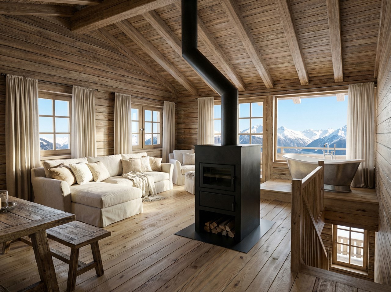 Bergdorf Vermala Gut - A luxury Chalet Resort Zimmerkategorien Chalet Morgenleuchten
