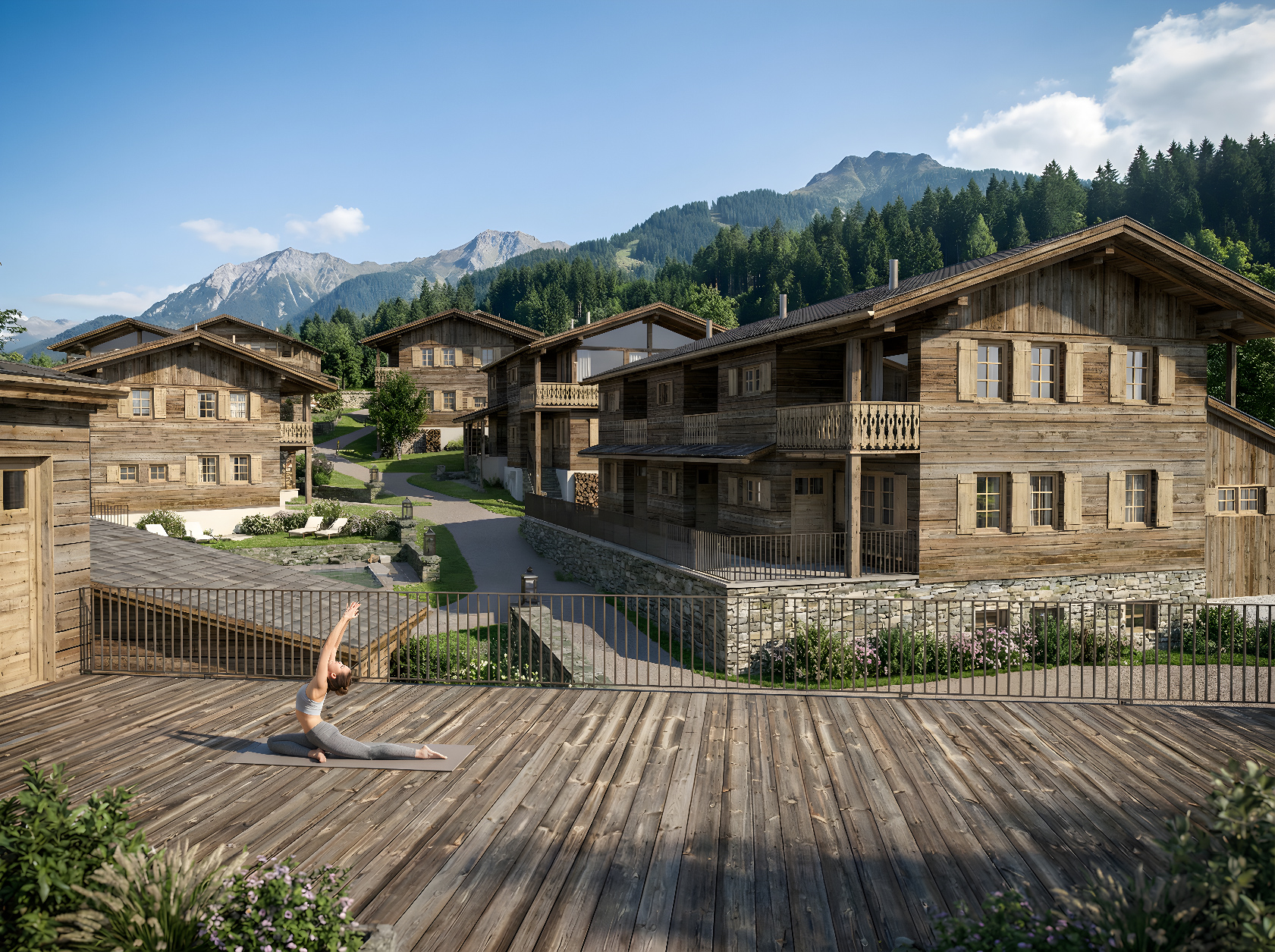 Mountainbike Urlaub - Davos Platz - Bergdorf Vermala Gut - A luxury Chalet Resort