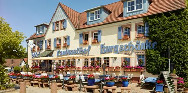 Mountainbike Urlaub - PLZ 66976 (Deutschland) - die Frontansicht des Hotels - Burgschänke Hotel und Restaurant