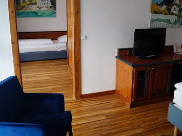 Riessersee Hotel Zimmerkategorien Dreibettzimmer mit Verbindungstüre