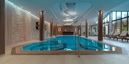 Mountainbike Urlaub - Hotel-Schwerpunkt: Mountainbike & Wandern - Innenpool - Land & Golf Hotel Stromberg