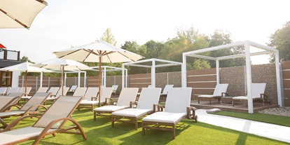 Mountainbike Urlaub - Hotel-Schwerpunkt: Mountainbike & Wandern - Wellnessgarten - Land & Golf Hotel Stromberg
