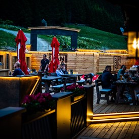 Mountainbikehotel: Abendessen in unserer Panorama Alm  - Grünwald Resort Sölden
