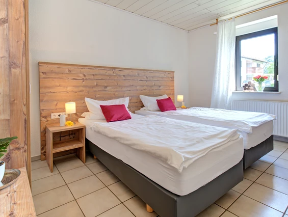 Mountainbikehotel: Ferienhaus Schlafzimmer1 - Apartment & Landhotel Zum Storchennest