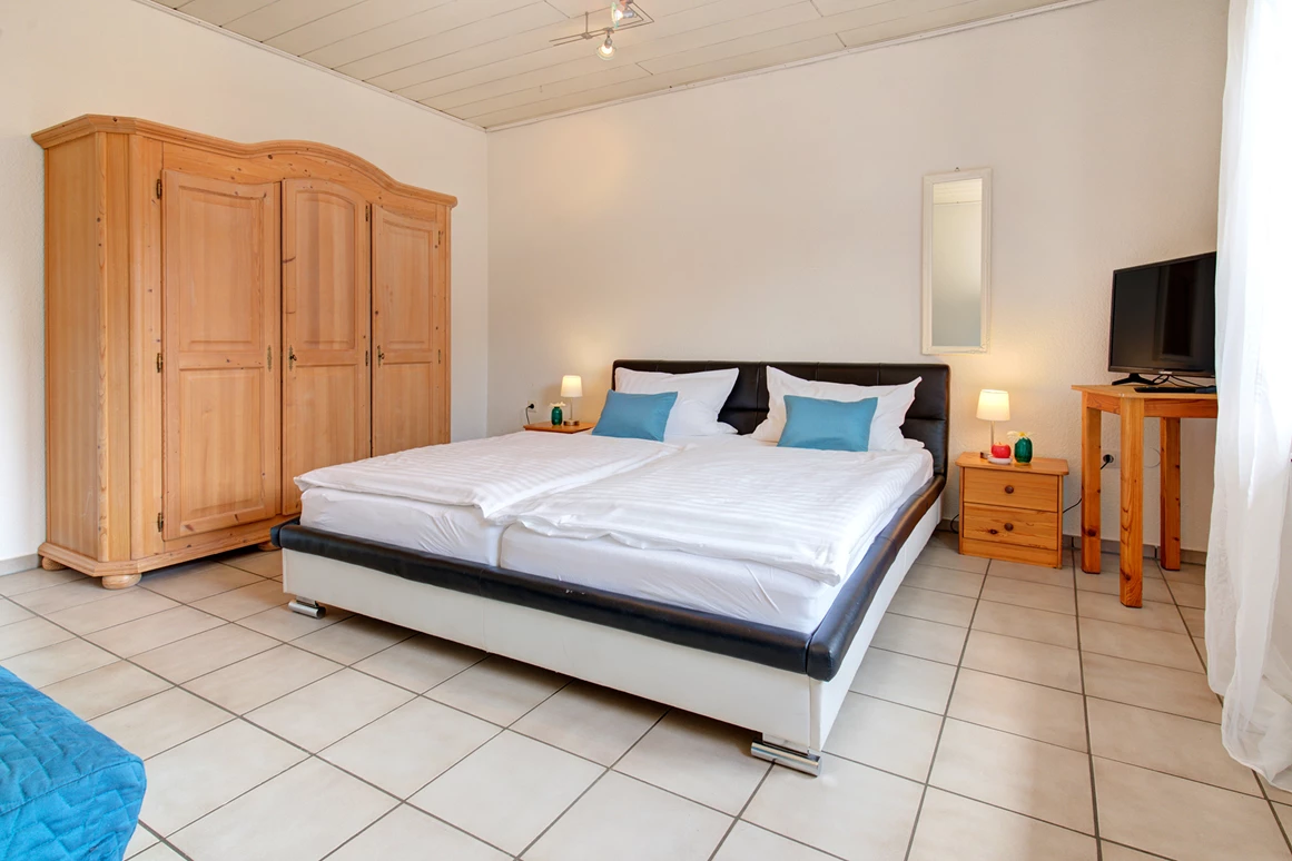 Mountainbikehotel: Ferienhaus Schlafzimmer3 - Apartment & Landhotel Zum Storchennest