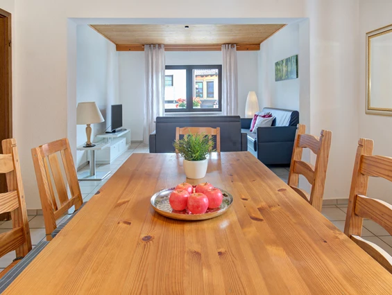 Mountainbikehotel: Ferienhaus Esszimmer - Apartment & Landhotel Zum Storchennest