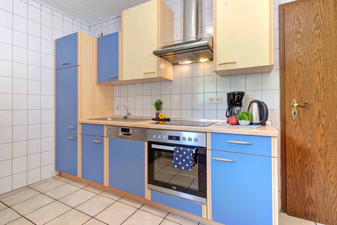 Mountainbikehotel: Ferienhaus Küche - Apartment & Landhotel Zum Storchennest