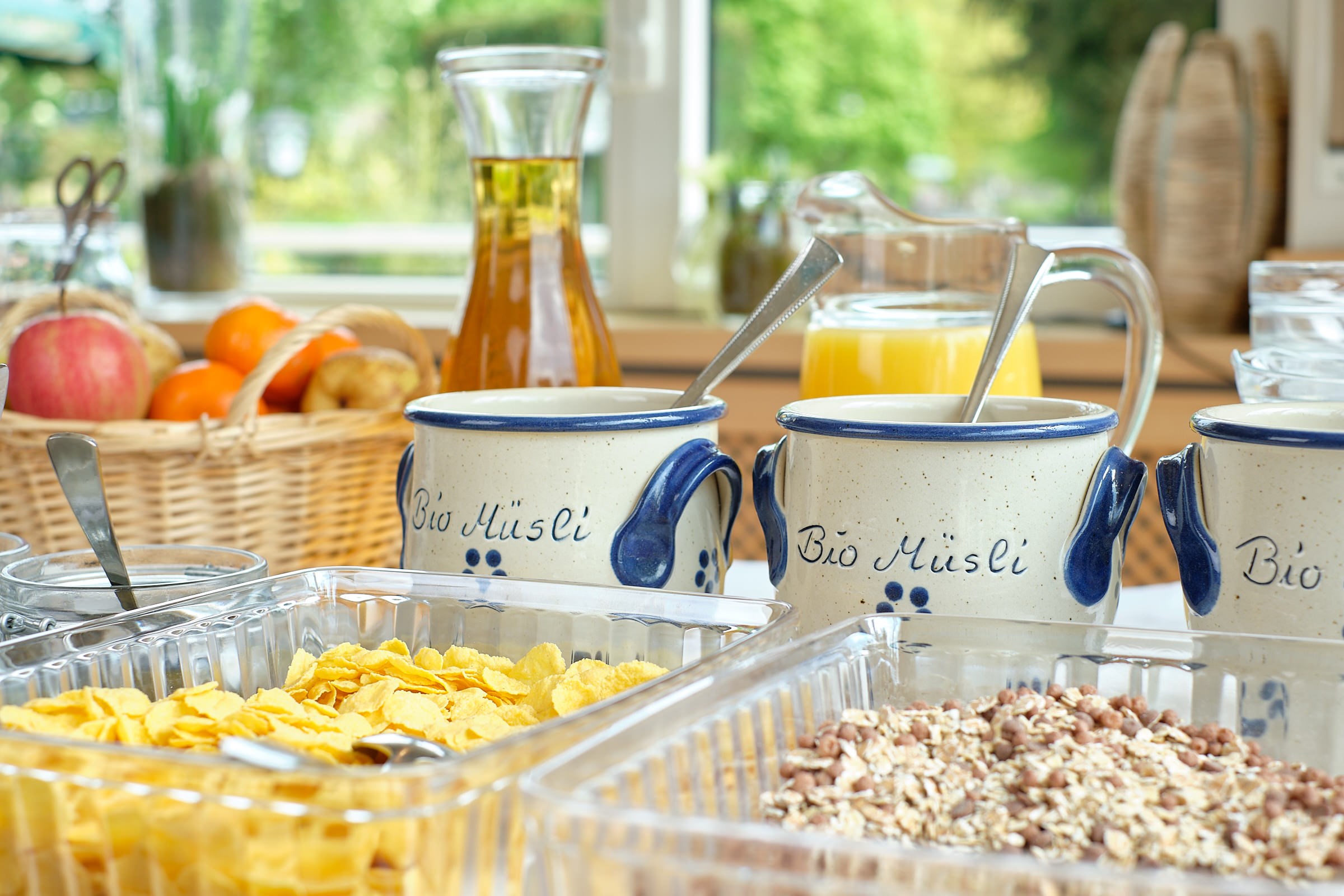 Mountainbike Urlaub - Saarbrücken - Frühstücks Vielfalt. - Apartment & Landhotel Zum Storchennest