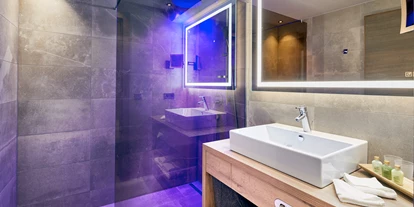 Mountainbike Urlaub - Hotel-Schwerpunkt: Mountainbike & Wandern - Moderne Badezimmer im Adler Inn - ADLER INN Tyrol Mountain Resort SUPERIOR