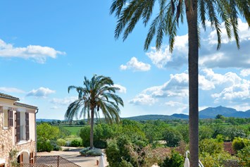 Mountainbikehotel: Blick auf die Terrasse  - Agroturismo Fincahotel Son Pou, Felanitx- Mallorca