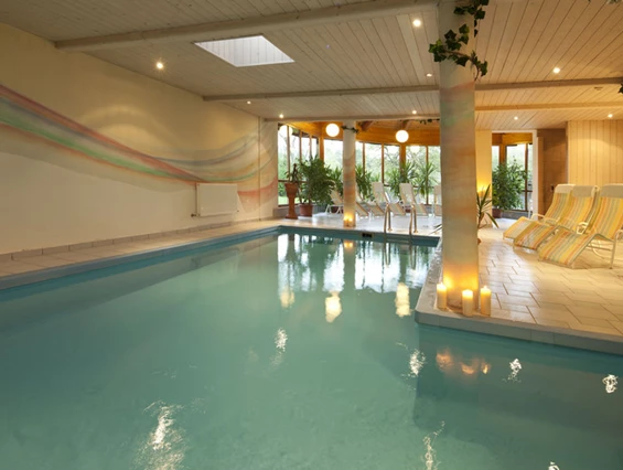Mountainbikehotel: Hallenbad beim Oberwirt - Landhotel zum Oberwirt