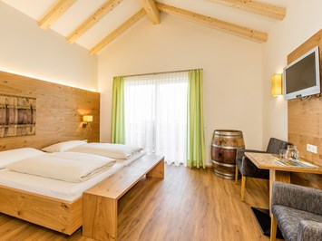 Hotel Terzer Zimmerkategorien Komfort Doppelzimmer "Wein-Panorama"