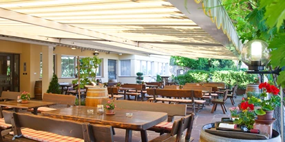 Mountainbike Urlaub - Südtirol - Gartenterrasse - BikeHotel Terzer