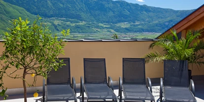 Mountainbike Urlaub - Südtirol - Panorama-Sonnenterrasse  - BikeHotel Terzer
