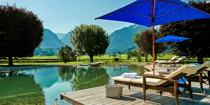 Mountainbike Urlaub - Sauna - Bad Hindelang Unterjoch - SCHÜLE´S Naturteich PanoramaQUELL - Schüle´s Gesundheitsresort & Spa ****S