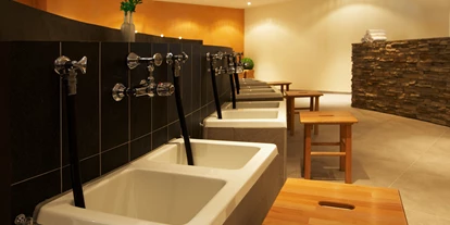 Mountainbike Urlaub - Sauna - Bad Hindelang Unterjoch - SCHÜLE´S Kneipp-Anwendungsraum - Schüle´s Gesundheitsresort & Spa ****S