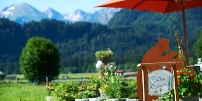 Mountainbike Urlaub - Sauna - Bad Hindelang Unterjoch - SCHÜLE´S Kräutergarten - Schüle´s Gesundheitsresort & Spa ****S