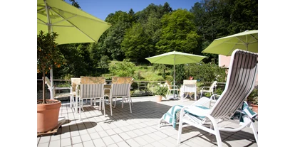 Mountainbike Urlaub - PLZ 79286 (Deutschland) - Terrasse - Hotel Morgensonne