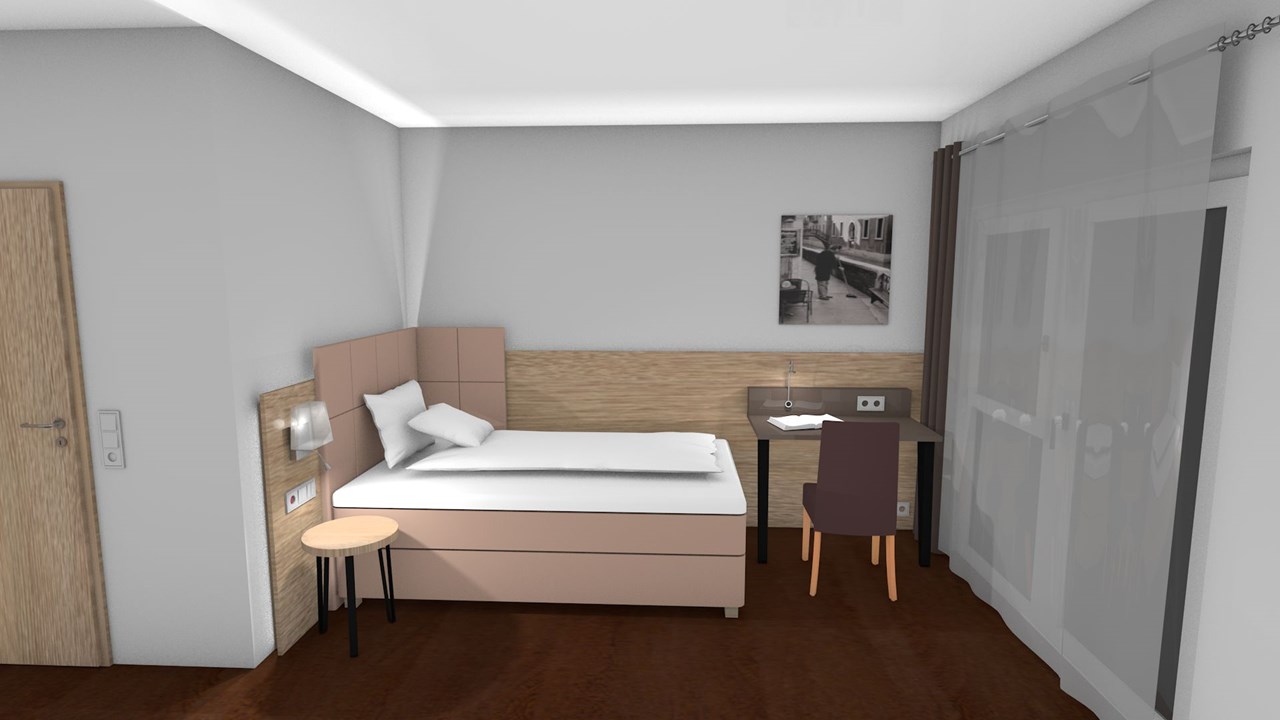 Hotel Badischer Hof Zimmerkategorien Einzelzimmer Standard Typ 4 o. Typ 5
