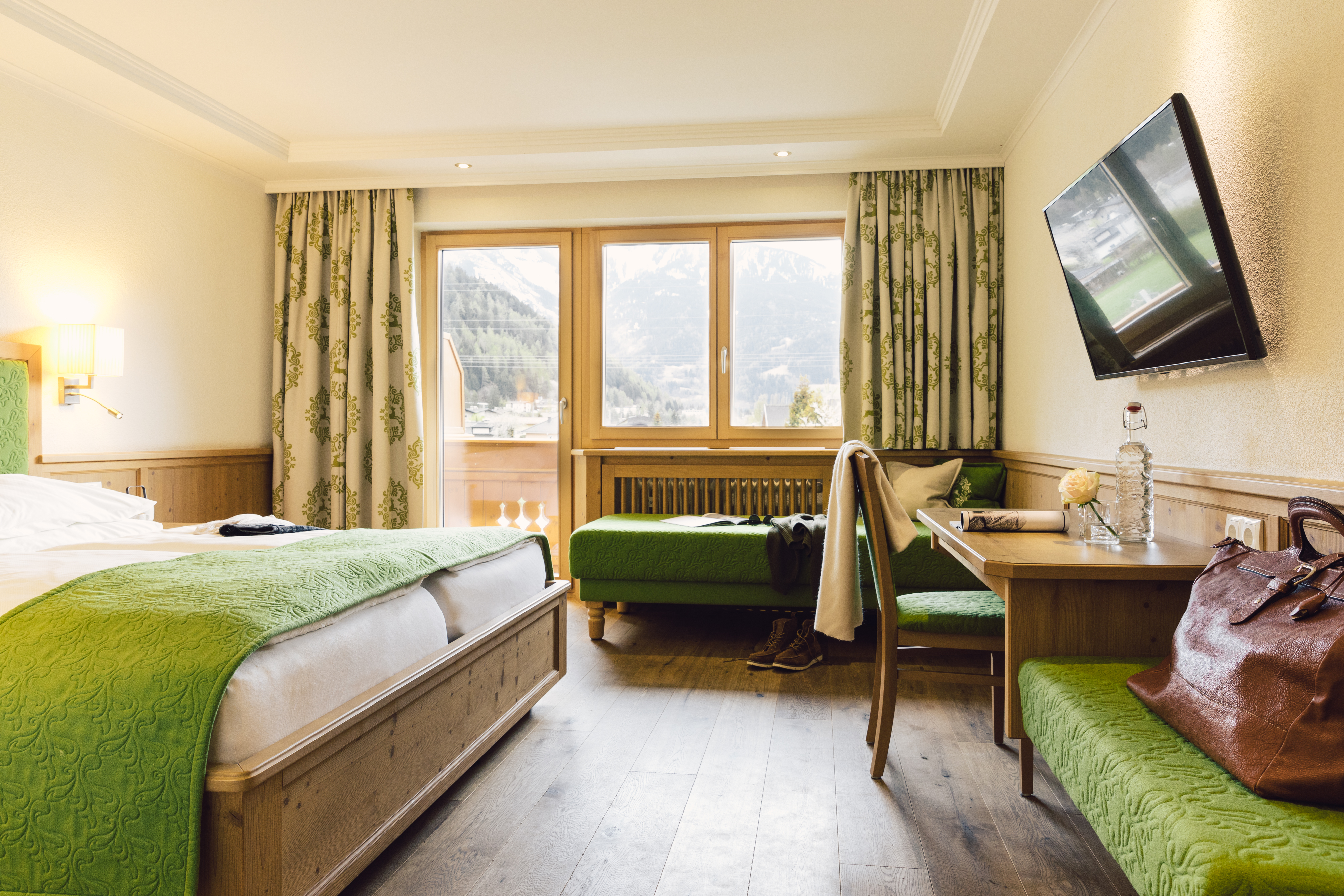Mountainbikehotel: Doppelzimmer Kamille - Hotel Jägerhof