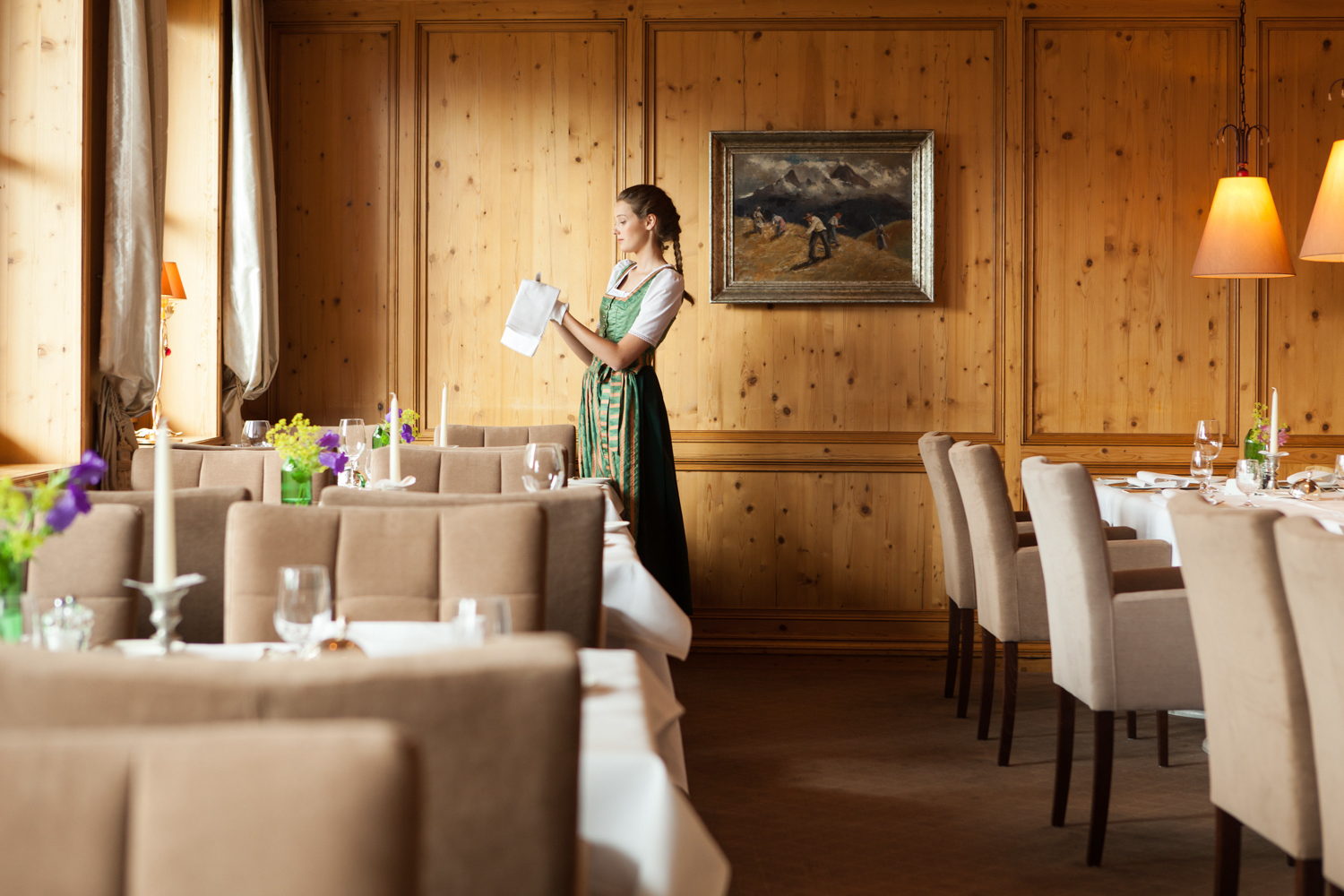 Mountainbikehotel: Hotelrestaurant - Schlosshotel Fiss