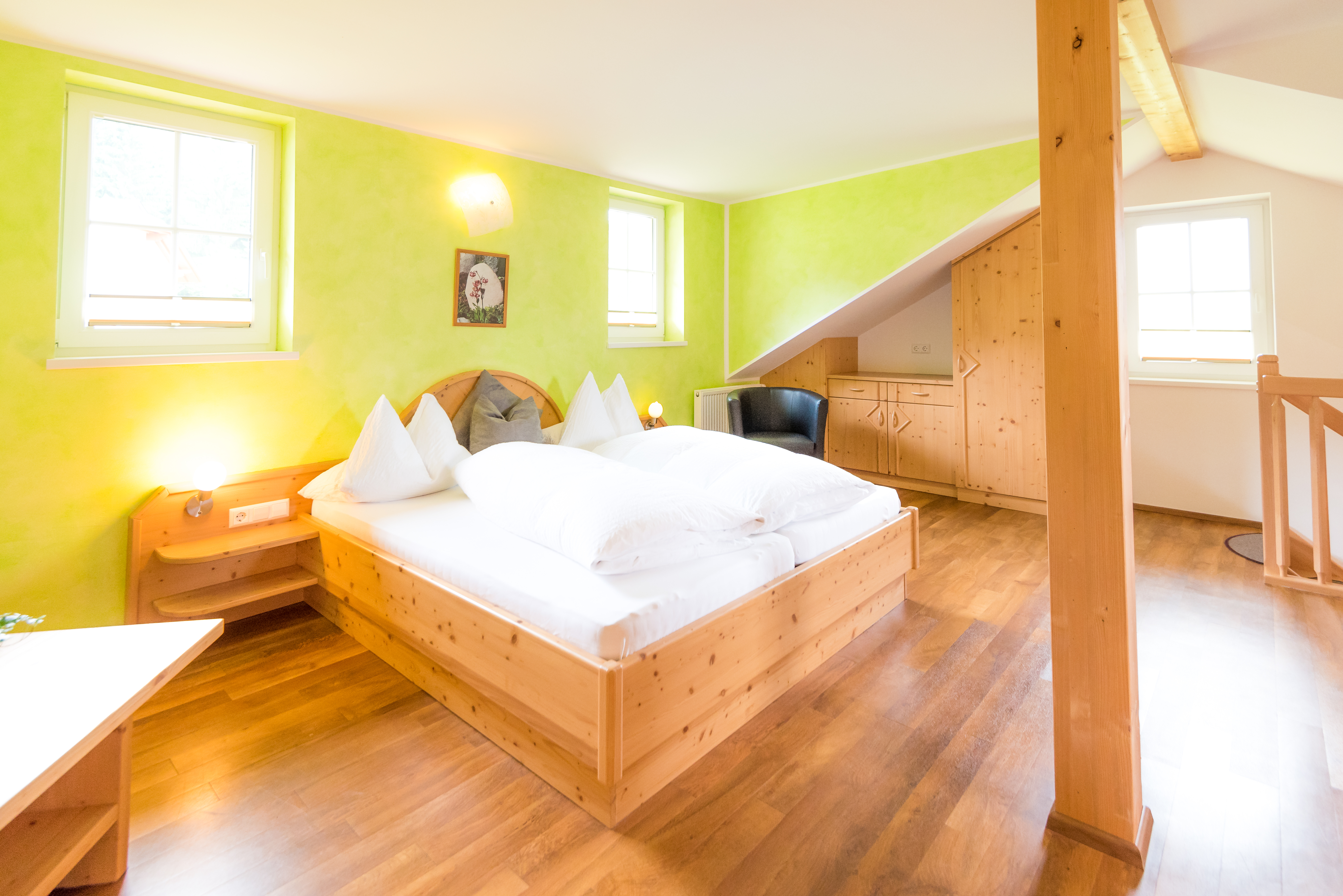 Mountainbikehotel: Schlafzimmer - Pension - Appartment Kristall