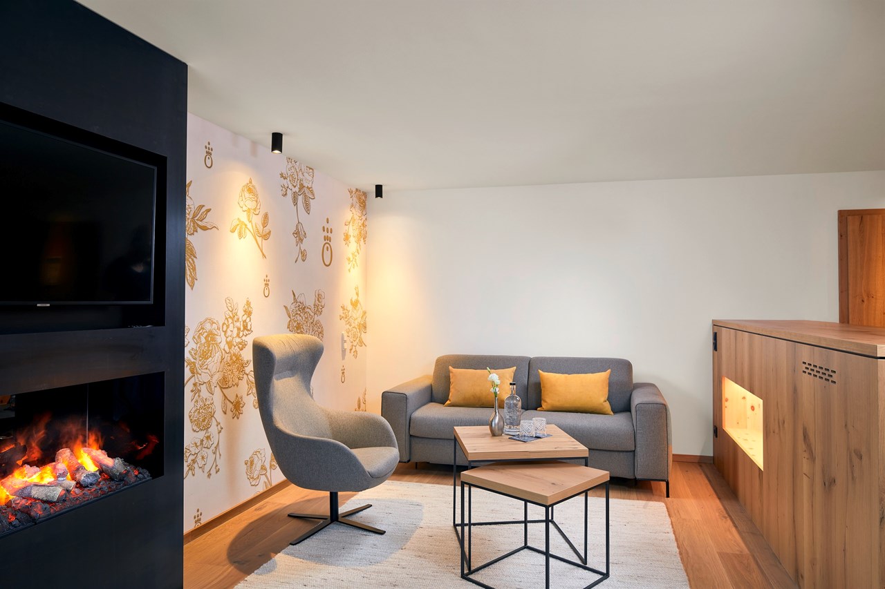 die HOCHKÖNIGIN - Mountain Resort Zimmerkategorien Penthouse SPA Suite HOCHKÖNIGIN für 2 bis 4 Personen mit ca. 109 m²