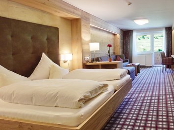Hotel Bergblick Zimmerkategorien Doppelzimmer "de luxe" mit Wohnteil