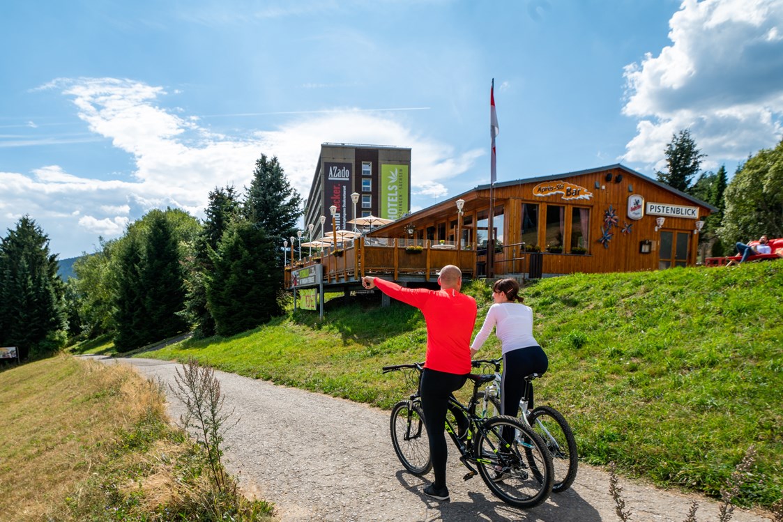 Mountainbikehotel: Auch gemütliche Mountainbike-Strecken stehen zur Auswahl.  - AHORN Hotel Am Fichtelberg 