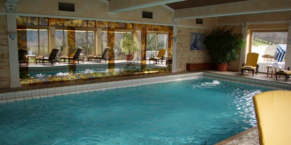 Mountainbike Urlaub - Hotel-Schwerpunkt: Mountainbike & Wandern - Der große Indoor-Pool im schönen SPA-Bereich - Hotel Der Alpenhof