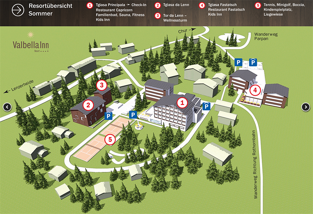 Mountainbikehotel: Valbella Resort