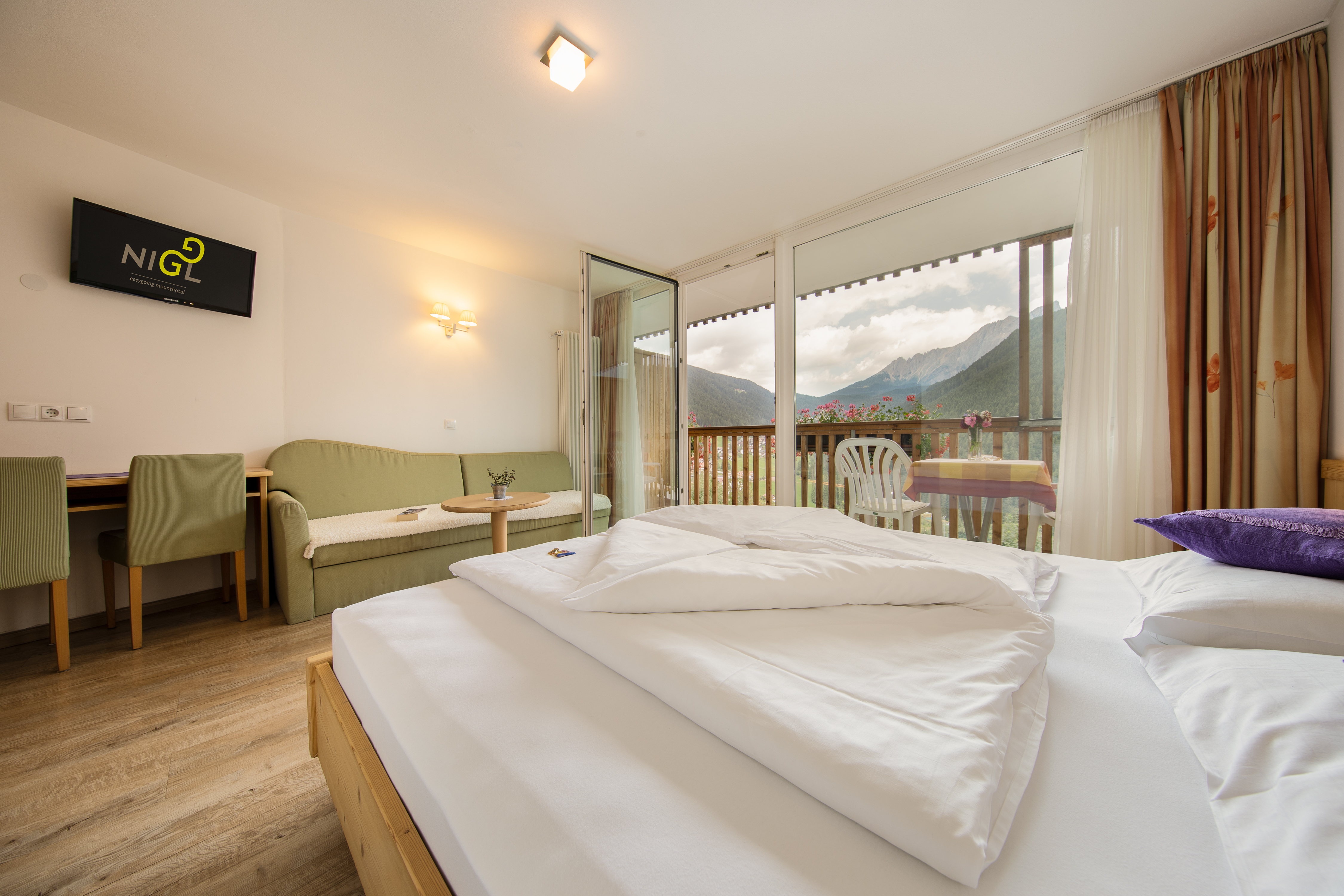 Niggl easygoing Mounthotel Zimmerkategorien Panoramazimmer Almenrausch