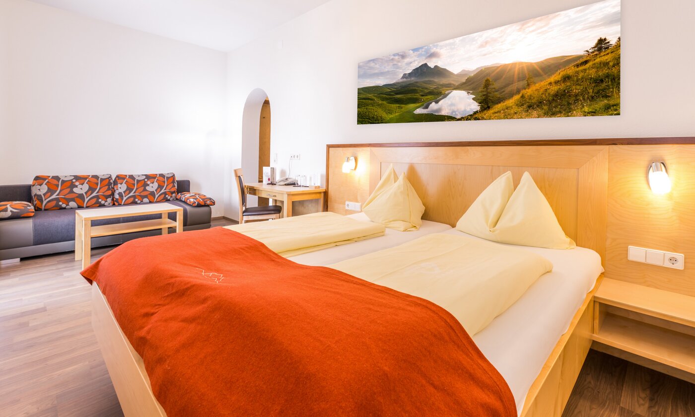 Hotel Gartnerkofel Zimmerkategorien Doppelzimmer Naturblick