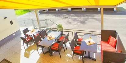 Mountainbike Urlaub - Saarbrücken - Terrasse - Hotel Maurer
