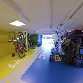 Mountainbikehotel: Bike Depot. - Residence Toblini 