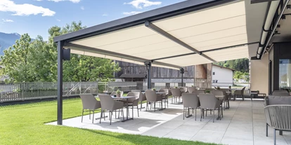 Mountainbike Urlaub - Zillertal - Gartenterrasse - Gasthof-Hotel Post