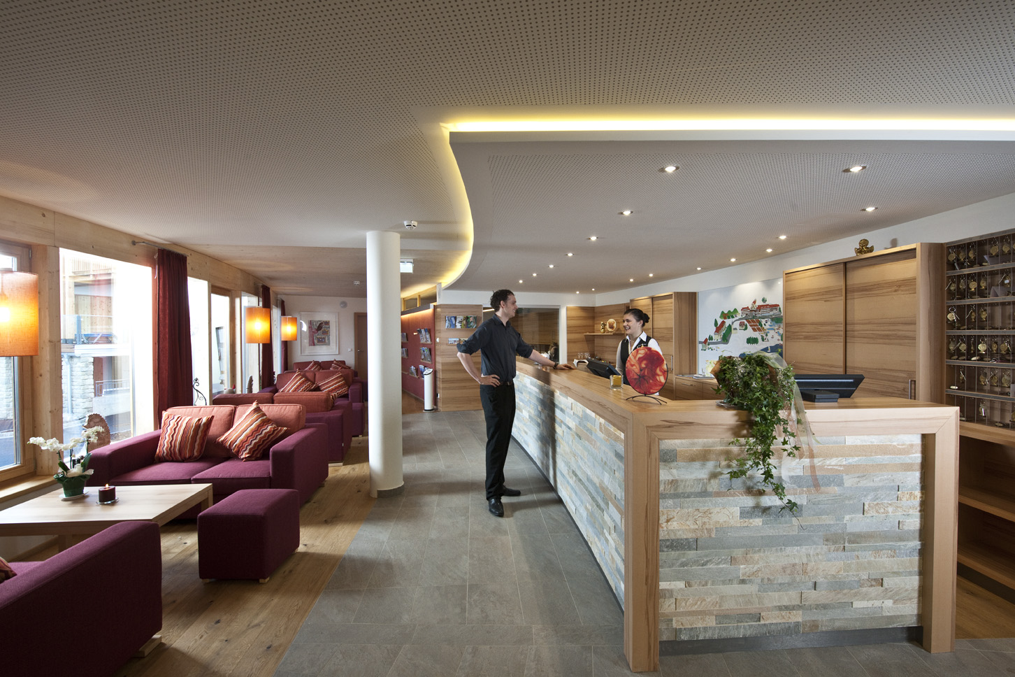 Mountainbikehotel: Rezeption  - Familien Sportresort Brennseehof