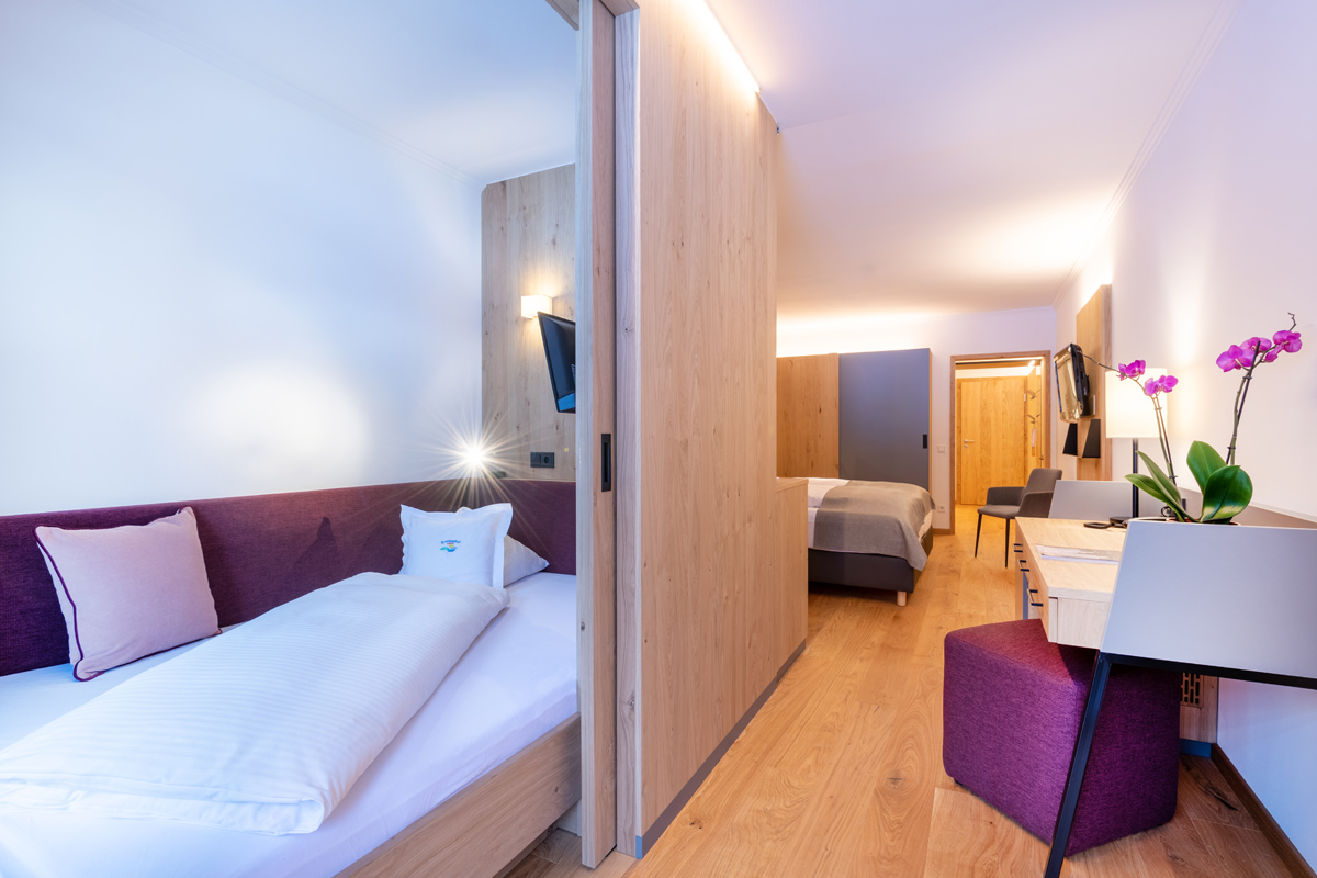 Mountainbikehotel: Zimmerkategorie Seerose - Kinderkoje - Familien Sportresort Brennseehof