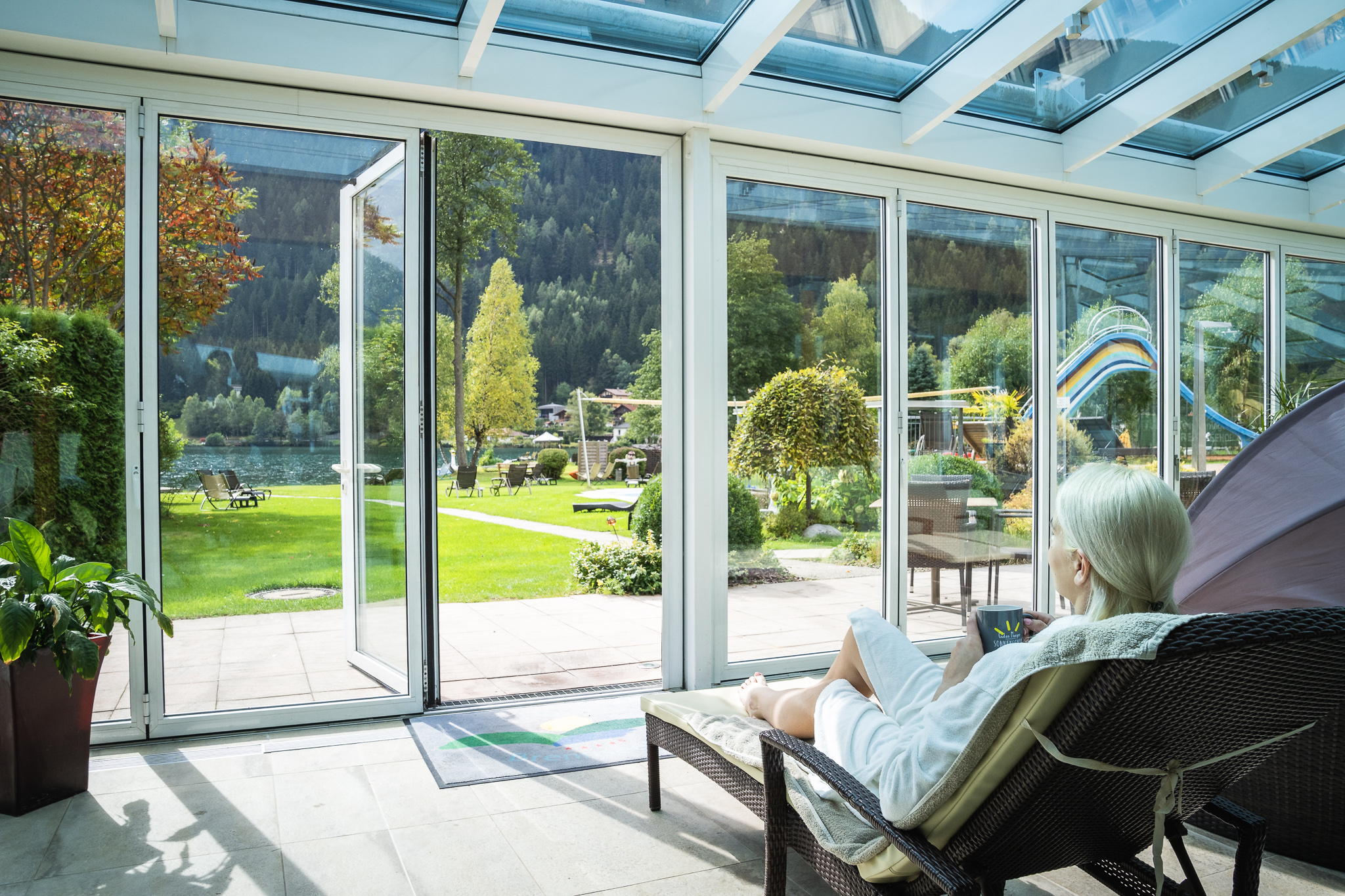 Mountainbikehotel: Seewellness-Oase mit Blick zum Brennsee - Familien Sportresort Brennseehof