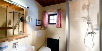 Mountainbike Urlaub - Umgebungsschwerpunkt: See - Badezimmer Ausstattung Gipfel - Slow Travel Resort Kirchleitn