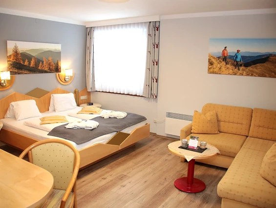 Mountainbikehotel: Doppezimmer ohne Balkon - Genusshotel Almrausch