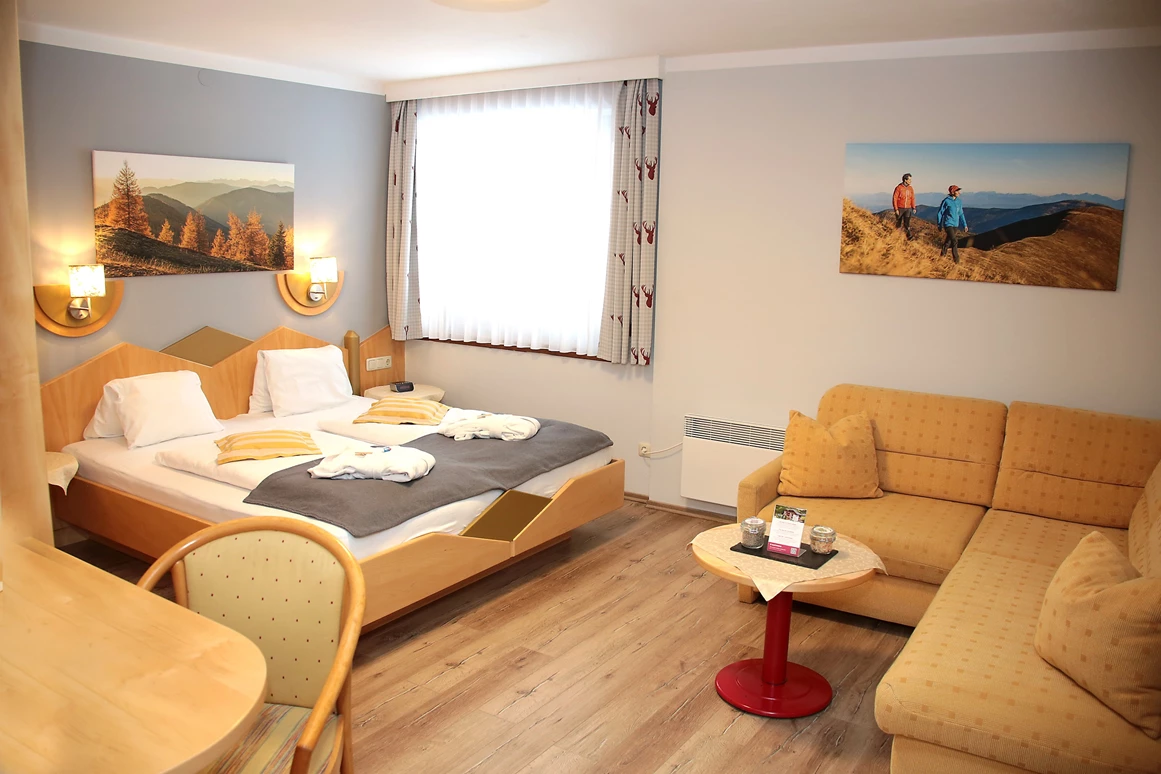 Mountainbikehotel: Doppezimmer ohne Balkon - Genusshotel Almrausch